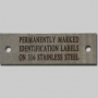 Stainless Steel Rating Plates - 40 x 20